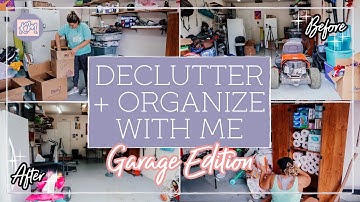 MAJOR GARAGE CLEANOUT | DECLUTTER + ORGANIZE WITH ME | Kels Mashae