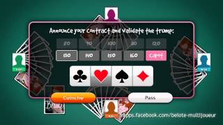 Belote Multiplayer: Learn to play Coinche screenshot 2