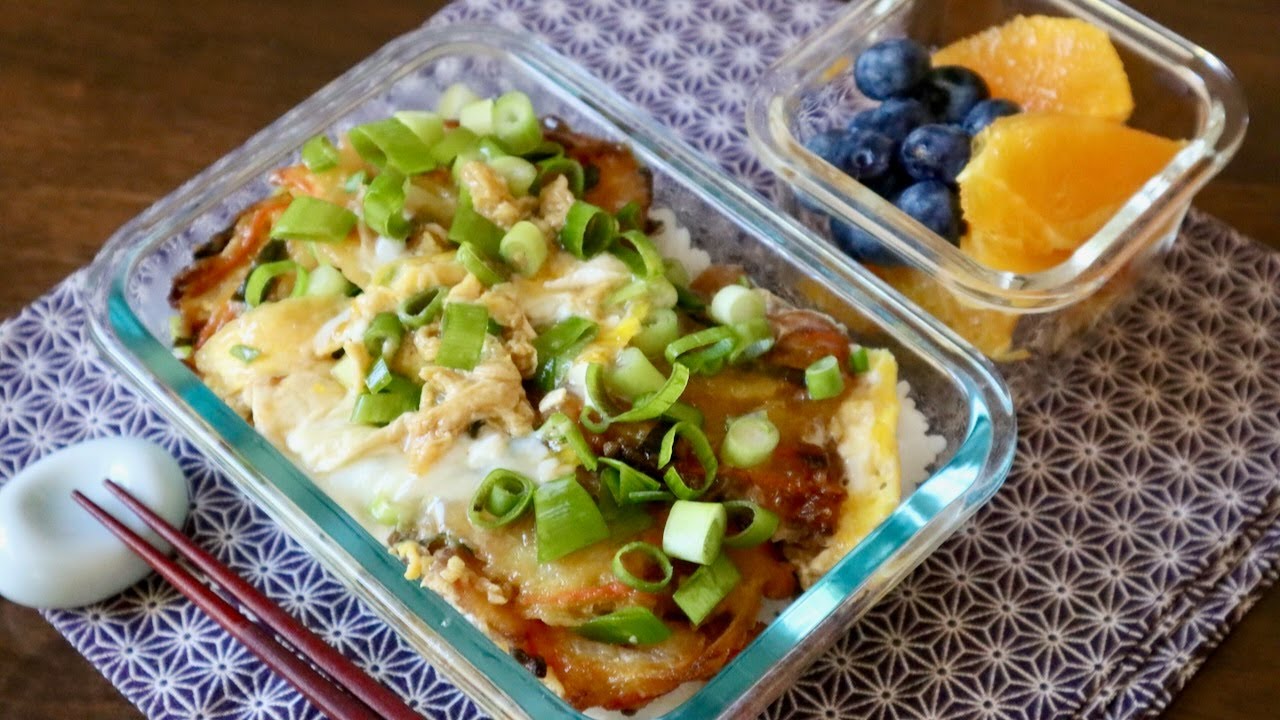 Easy Bento Box Ideas: Tempura Rice Bowl Bento