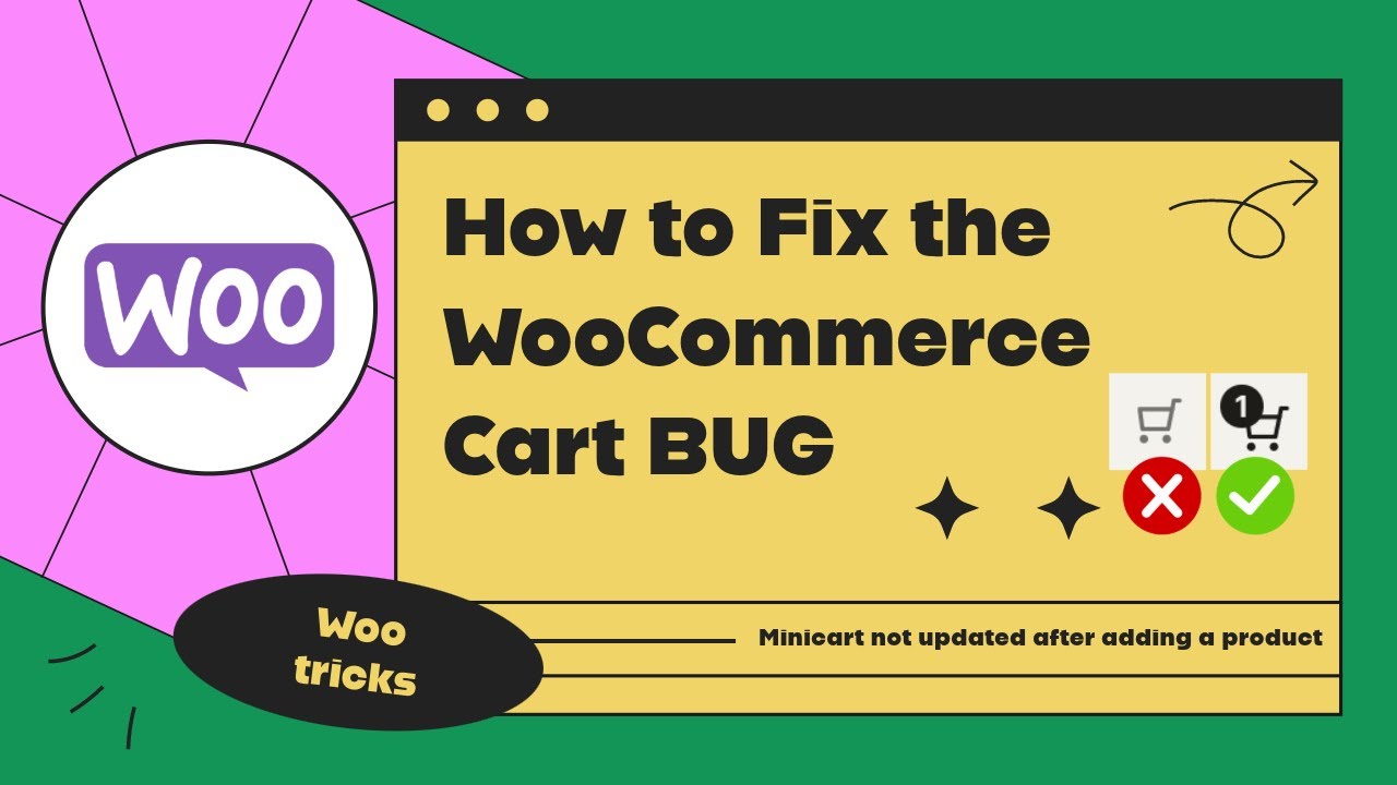 WooCommerce minicart not updated after adding a product to cart - YouTube