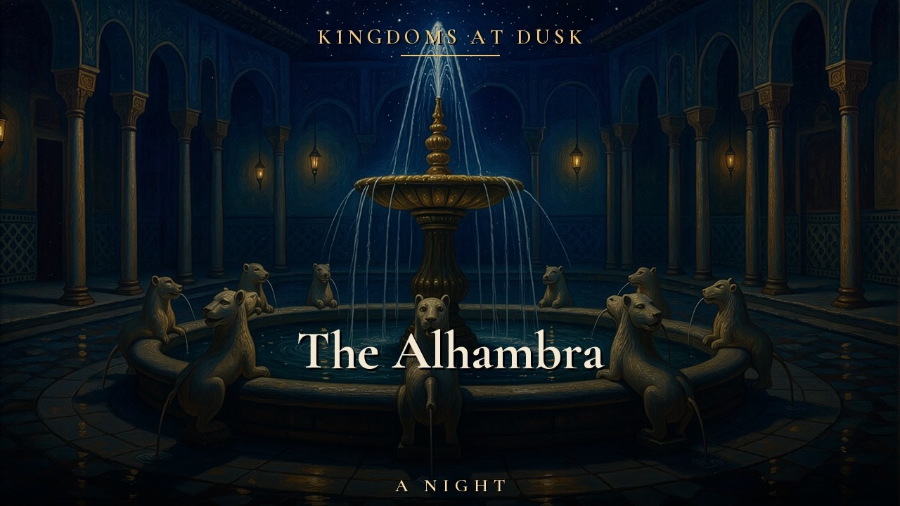 You are a guest in the Alhambra and fall asleep to the sound of its fountains