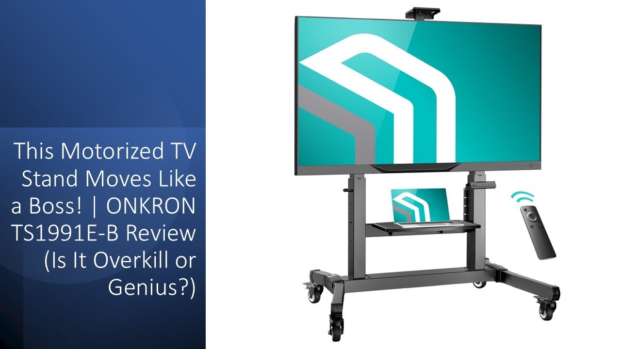 This Motorized TV Stand Moves Like a Boss! | ONKRON TS1991E-B