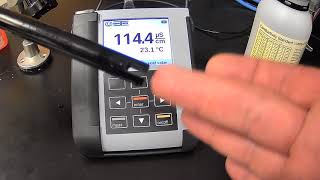 SE 615 Conductivity Sensor Automatic Calibration with Portable Meter