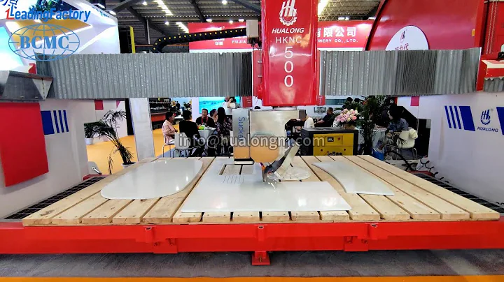 BCMC Machinery 5 axis cnc bridge saw stone cutting machine for granite marble with CE