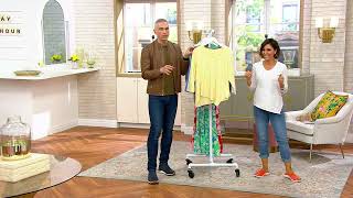 Studio Park x Amy Stran Asymmetrical Hem T-Shirt on QVC