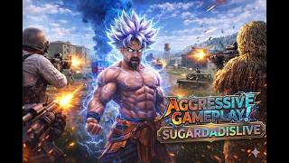 AGGRESSIVE GAMEPLAY | ONLY RUSH | WITH @SUGARDADISLIVE #bgmi  #pubg  #crateopening  #customroom