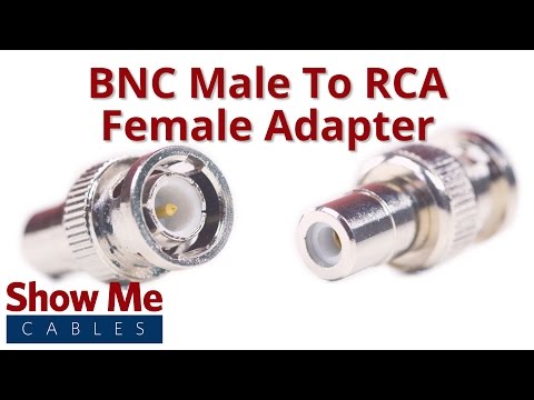 BNC Male to RCA Female Adapter #3018