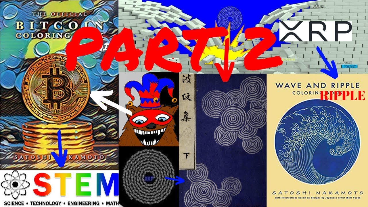 (Part 2) Ripple XRP BearableGuy123, Satoshi's Wave and Ripple Coloring Book correlations. May 14?