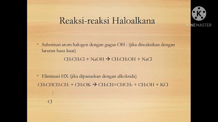 Senyawa haloalkana yang digunakan sebagai obat bius adalah