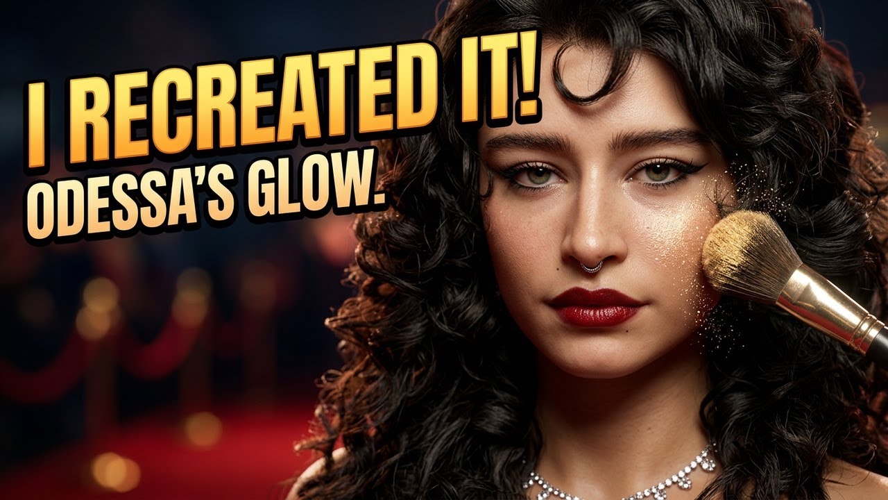 Odessa A'Zion's Red Carpet Glow Recreated