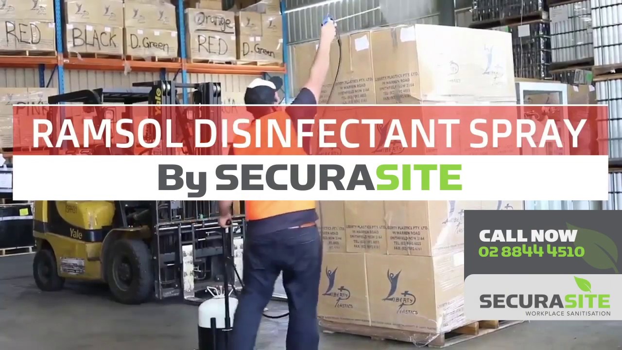Ramsol Disinfectant Spray by SecuraSite YouTube