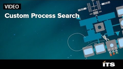 Custom Process Search - Workflow Designed by ITS Partners