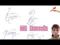 Mr hussain english signature style