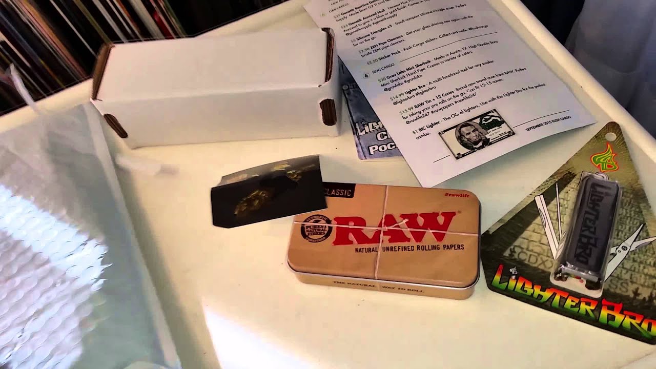 Opening the October 2015 Kush Cargo