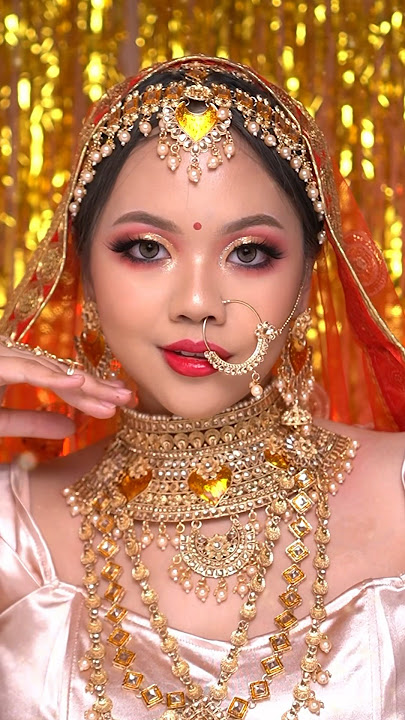 Asoka Makeup from Indonesia 🇮🇩✨ ib @QuynhThi 🫰🏻 #asokamakeup #indianbridalmakeup #makeup