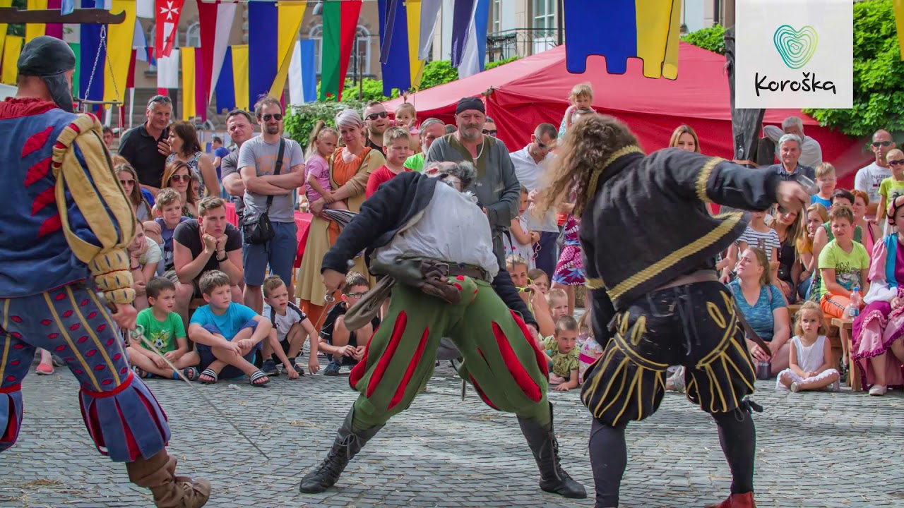 Koroška. Srednjeveško mesto jedro Slovenj Gradec / Medieval city centre of Slovenj Gradec