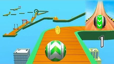 Sky ball rolling 3D walkthrough gameplay part 10 | going balls 😈😈.