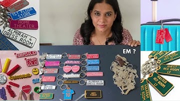 Personalized key tags from  @FormSolid