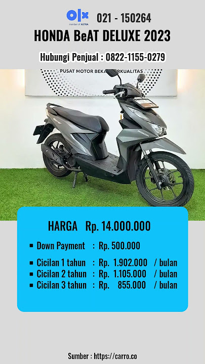 Harga Motor Bekas Honda Beat Deluxe 2023 - Update Harga Motor Bekas dan Baru Honda Yamaha Suzuki