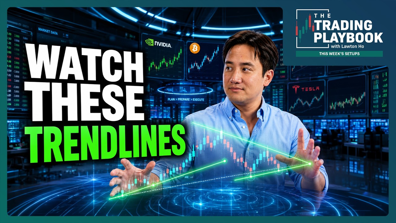 4 Trendline Setups to Watch: Nvidia, Bitcoin, AMD & Tesla