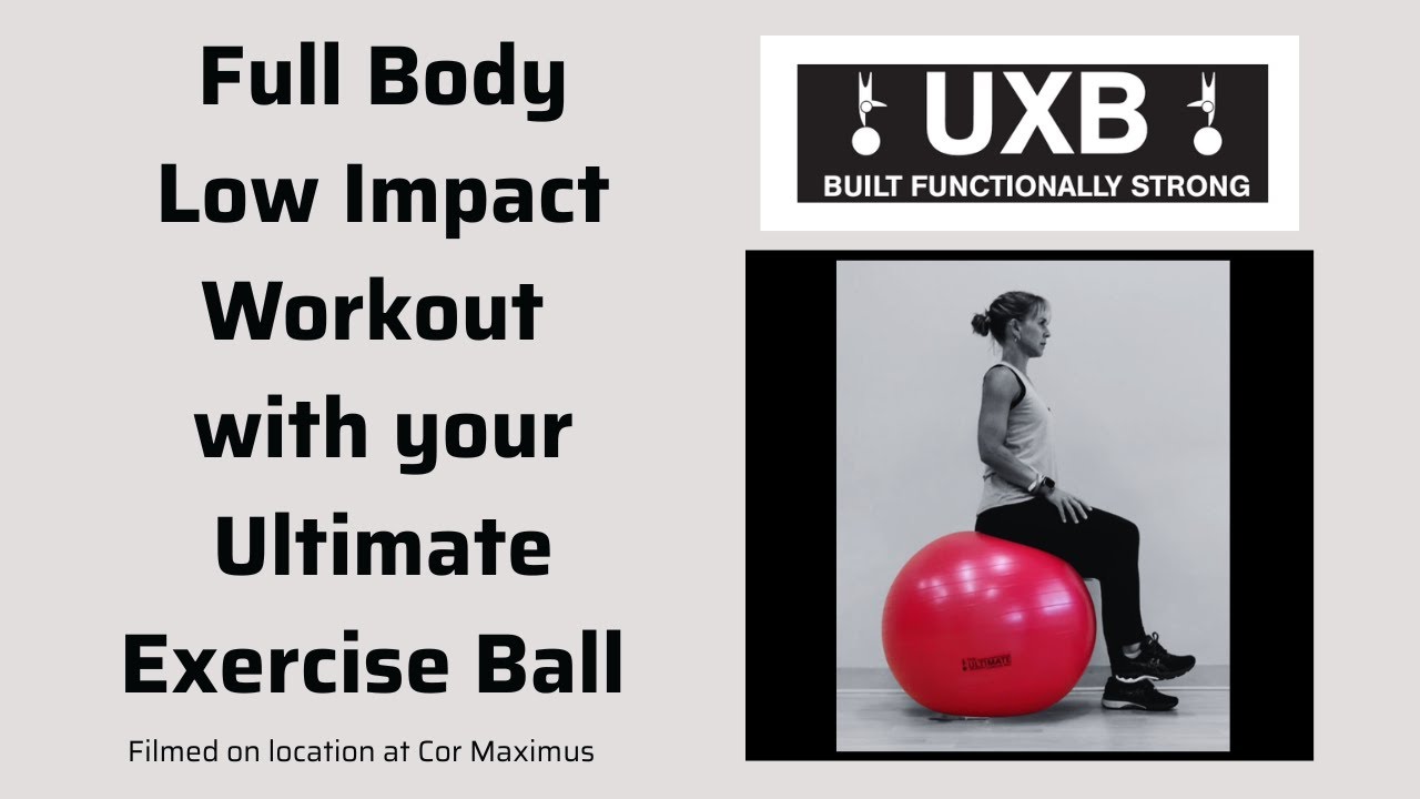 Full Body Low Impact Workout with the Ultimate Exercise Ball Workout ...
