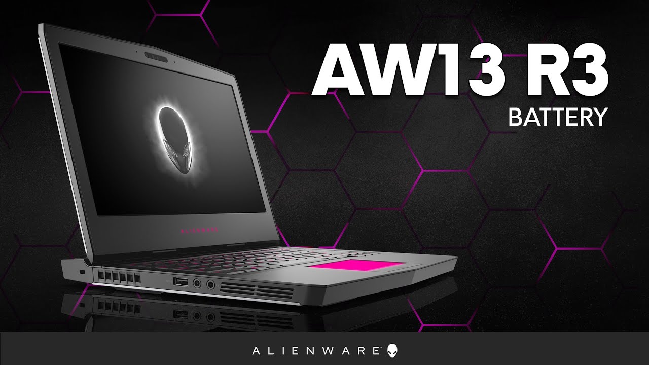 Alienware 13 R3: Battery Disassembly - YouTube