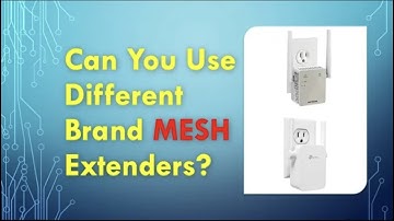 Can you use different brand mesh extenders?