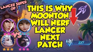 THIS IS WHY MOONTON WILL NERF LANCER #magicchess #magicchessmobilelegends #mlbbcreatorcamp #mlbb