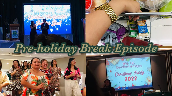 pre-holiday break episode  | life & errands  | Christmas parties