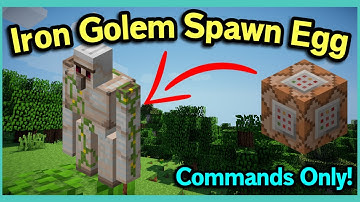 Iron Golem Spawn Egg / Spawner | Minecraft Bedrock Edition