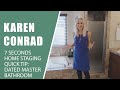 How to Stage a Dated Master Bedroom pt 1 I 7 Seconds Home Staging Quick Tip | Karen Conrad