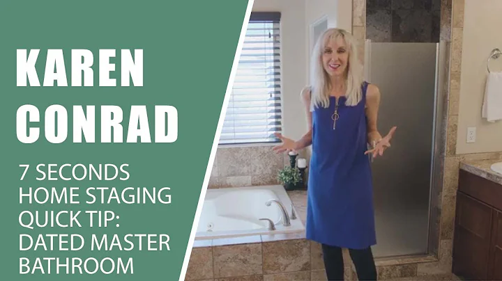 How to Stage a Dated Master Bedroom pt 1 I 7 Secon...