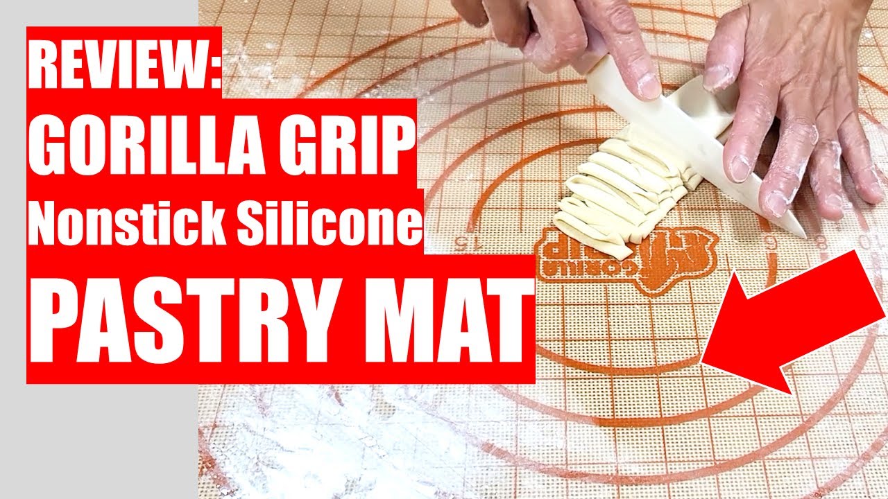 REVIEW: Gorilla Grip NonStick Silicone PASTRY MAT 20x28 inch 