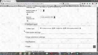 Assigment Activity in Moodle 2.6