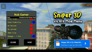 Sniper 3D Mod Menu - Unlock All Weapon, Unlimited All, ESP Chams, No Reload, Anti Banned screenshot 3