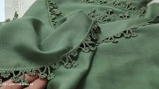 Sipariş Yaptığım Tek Sırada Giden Kum Boncuklu Bir Model 169.Oya Modeli