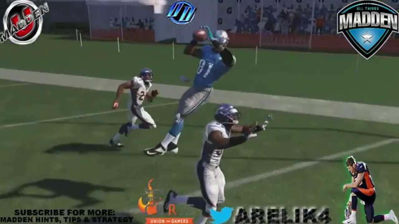 Madden 15 Tips - How To Spectacular Catch in the REDZONE