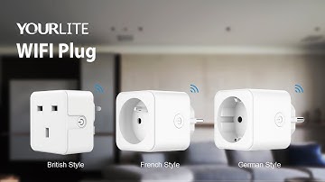 YOURLITE Tuya APP Alexa Google Home Voice Control Smart WIFI Plug