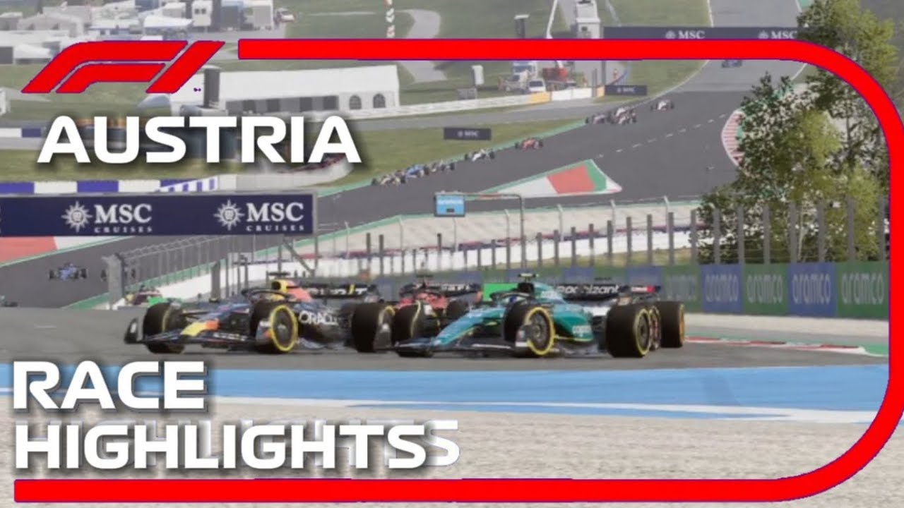 F1 23 Austrian Grand Prix Race Highlights Round 8 Youtube 