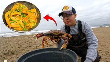 Catch and Cook Dungeness Crab using a Crab Snare!