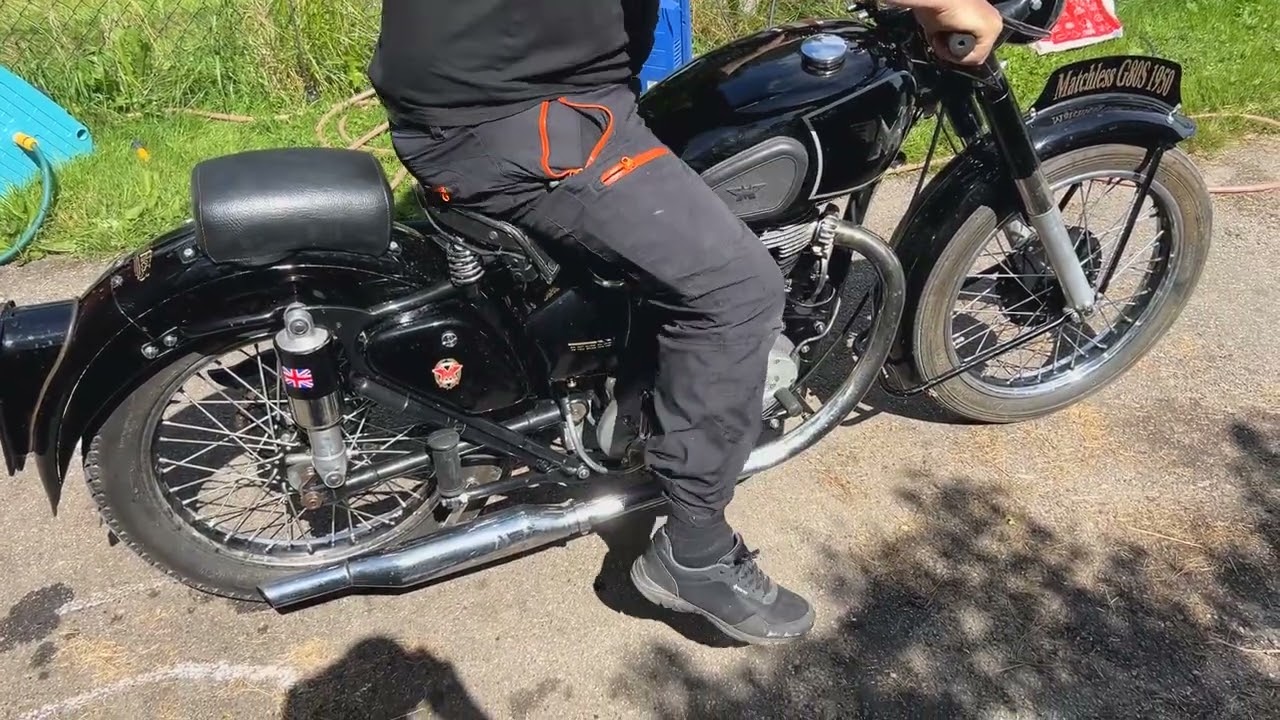 Veteranmotorcykel Matchless G80S 1950