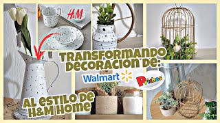 Transformando Mis Decoraciones de Walmart y Prichos Para el Verano al Estilo H&M Home 2021