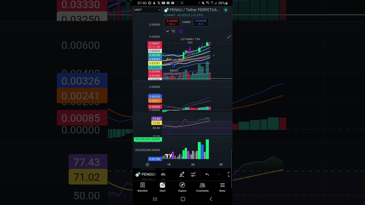 PENGU SHORT IDEA 23072025 