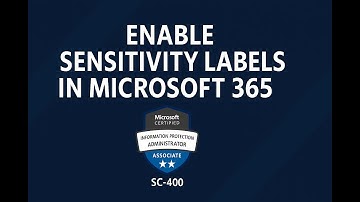 Enable Support for Sensitivity Labels | Microsoft Purview & SC-400 Lab