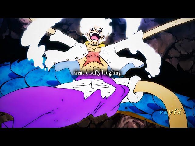 Gear 5 Luffy laughing | High-quality Edit class=