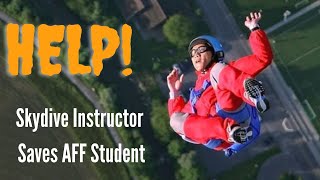 fail skydiver and  Skydive Instructor Saves AFF Student, Iran, Ramsar
