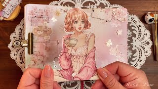 ASMR | Sakura Tea 🌸🍵 | Phomemo | Relaxing Scrapbooking & Unboxing