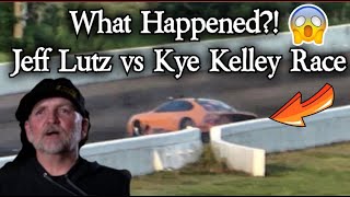 What Happened during the Jeff Lutz vs Kye Kelley Race!
