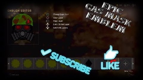 Call of Duty:World War 2- EPIC GAS MASK EMBLEM-100% ORG-MORE COMING!