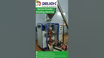 Fully Automatic servo motor base Auger filler packing machine for SPICES POWDER PACKING MACHINE